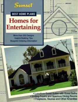 Paperback Best Home Plans: Homes for Entertaining Book
