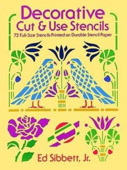 Paperback Decorative Cut & Use Stencils Book