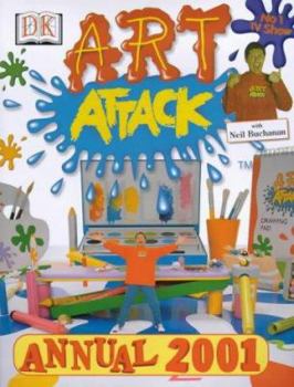 Hardcover Funfax "Art Attack" Annual Book