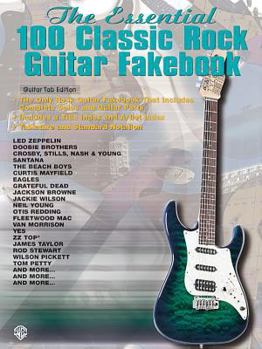 Paperback The Essential Classic Rock Guitar Fakebook Book