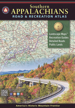 Map Southern Appalachians Road & Recreation Atlas Book