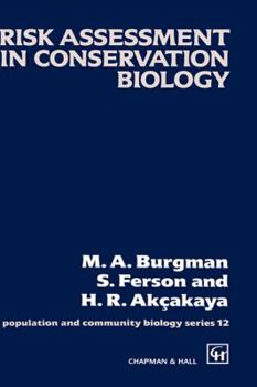 Paperback Risk Assessment in Conservation Biology Book