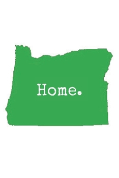 Oregon Journal: Features Oregon Home on the front, Pacific Northwest and a heart on the back cover, 100 lined pages, 6"x9", Love Oregon