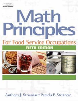 Paperback Math Principles for Food Service Occupations Book