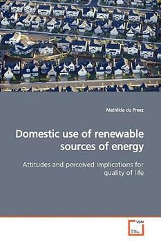 Paperback Domestic use of renewable sources of energy Book