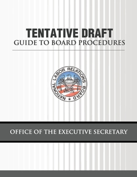 Paperback Tentative Draft Guide to Board Procedures Book