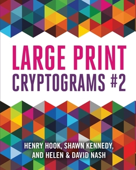 Paperback Large Print Cryptograms #2 [Large Print] Book