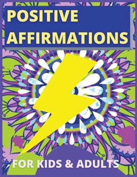 Paperback Positive Affirmations for Kids Activity Book [Large Print] Book