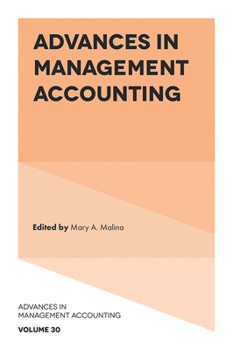 Hardcover Advances in Management Accounting Book
