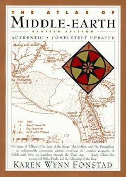 Paperback Atlas of Middle Earth Rev Pa Book