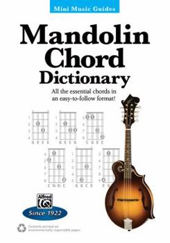 Paperback Mini Music Guides -- Mandolin Chord Dictionary: All the Essential Chords in an Easy-To-Follow Format! Book