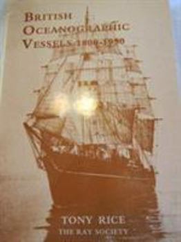 Hardcover British Oceanographic Vessels, 1800-1950 Book