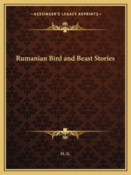 Paperback Rumanian Bird and Beast Stories Book