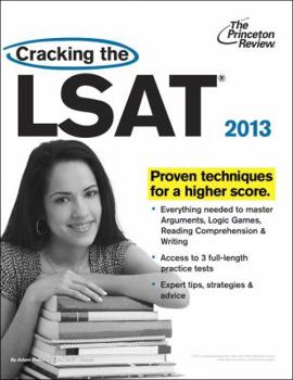 Paperback Cracking the LSAT, 2013 Edition (Graduate School Test Preparation) Book