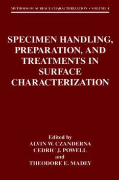 Paperback Specimen Handling, Preparation, and Treatments in Surface Characterization Book