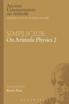 Paperback Simplicius: On Aristotle Physics 2 Book