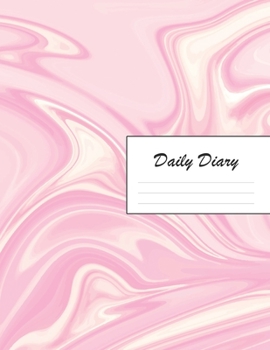 Daily Diary: Blank 2020 Journal Entry Writing Paper for Each Day of the Year | Marble Design Pattern Pink | January 20 - December 20 | 366 Dated Pages ... Your Life, Set Goals & Get Things Done