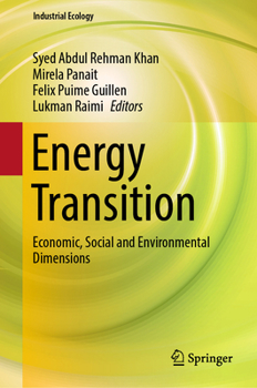 Hardcover Energy Transition: Economic, Social and Environmental Dimensions Book