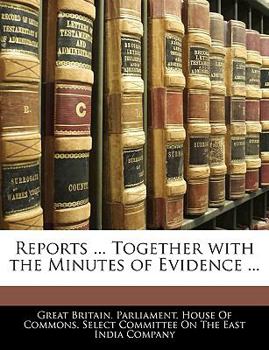 Paperback Reports ... Together with the Minutes of Evidence ... Book