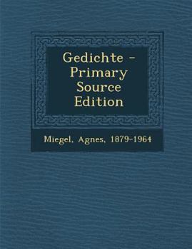 Paperback Gedichte - Primary Source Edition [German] Book