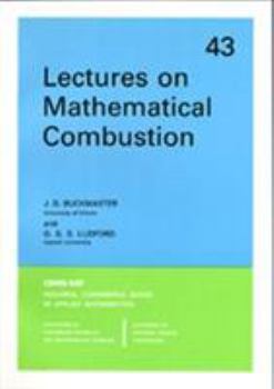 Paperback Lectures on Mathematical Combustion Book