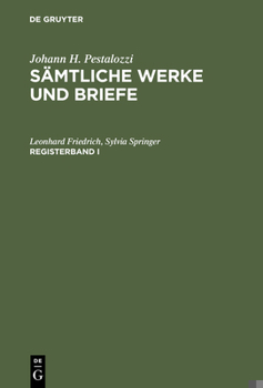 Hardcover Sämtliche Werke und Briefe. Registerband 1 [German] Book