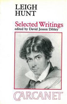 Paperback Leigh Hunt (1784-1859): Selected Writings Book