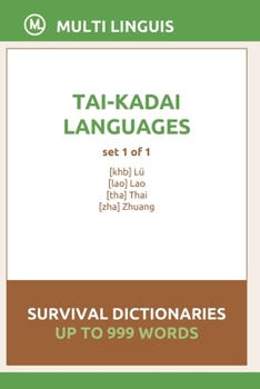 Paperback Tai-Kadai Languages Survival Dictionaries (Set 1 of 1) Book