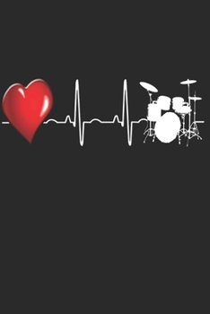 Schlagzeug Notizbuch: Schlagzeug Notizbuch die Perfekte Geschenkidee f�r Schlagzeuger oder Schlagzeug Fans. Das Taschenbuch hat 120 wei�e Seiten mit Punktraster die dich beim Schreiben oder skizzieren