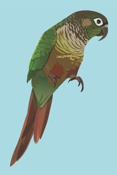 Paperback Journal: Green Cheek Conure Journal Lined Paper Book