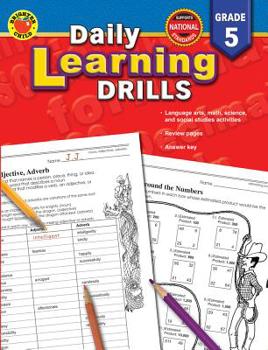 Paperback Daily Learning Drills Grade 5 Book