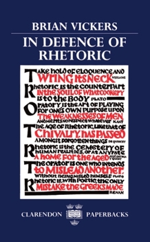 Paperback In Defence of Rhetoric Book