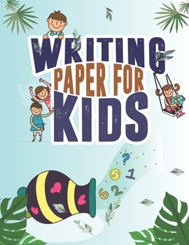 Paperback Writing Paper for Kids. Letter Tracing Practice Book. Beginner to Tracing Lines, Shape & ABC Letters. Alphabet Handwriting Practice workbook for kids. [Large Print] Book