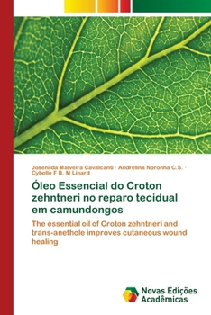 Paperback Óleo Essencial do Croton zehntneri no reparo tecidual em camundongos [Portuguese] Book