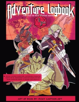 Paperback Adventure logbook: For your 5E role-playing heroes Book