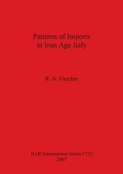 Paperback Patterns of Imports in Iron Age Italy Book