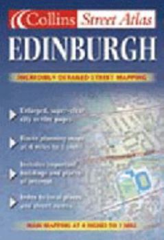 Paperback Edinburgh Colour Street Atlas (Collins Street Atlas) Book