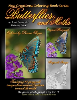 Paperback New Creations Coloring Book Series: Butterflies and Moths Book