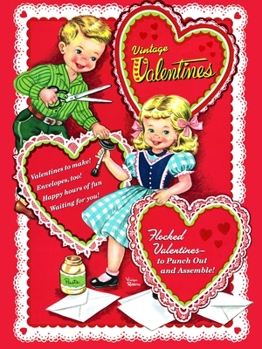 Paperback Vintage Valentines Book