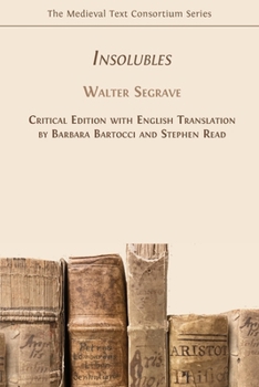 Paperback Insolubles: Critical edition with English translation Book