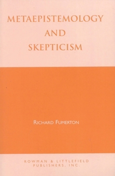 Paperback Metaepistemology and Skepticism Book