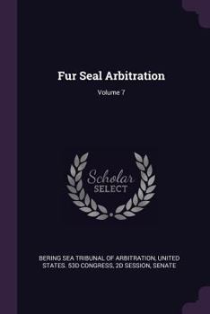 Paperback Fur Seal Arbitration; Volume 7 Book