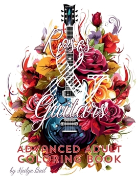 Paperback Roses and Guitars Coloring Book