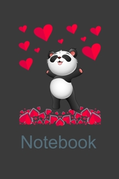 Paperback Notebook: Perfect Notebook For Panda Lover. Cute Cream Paper 6*9 Inch With 100 Pages Notebook For Writing Daily Routine, Journal Book