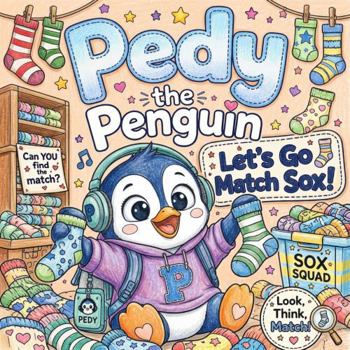 Paperback Pedy the Penguin: Let's Go Match Sox Coloring Book