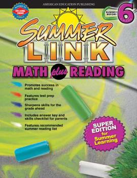 Paperback Math plus Reading, Grades 5 - 6 (Summer Link) Book