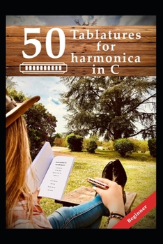 Paperback 50 tablatures for harmonica in C Book