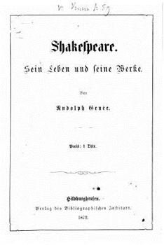 Paperback Shakespeare Sein leben und seine werke [German] Book