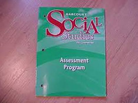 Paperback Harcourt Social Studies: Assessment Program Grade 3 Book