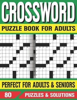 Paperback Crossword Puzzle Book For Adults: Puzzles For Every Level From Warm-Up To Difficult and Holiday Celebrating Puzzle Game For Puzzle Fans With Solutions [Large Print] Book